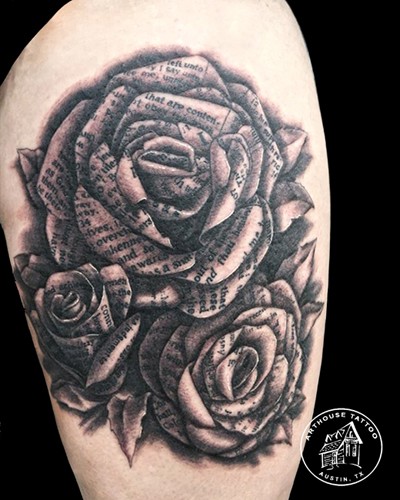 Realistic-Paper-Roses-Tattoo